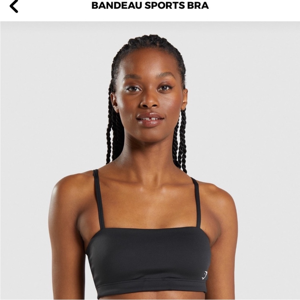 Gymshark Berry Bandeau Sports Bra